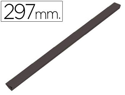 LOMBADAS PLASTICO PARA ENCADERNACAO, PRETO A4