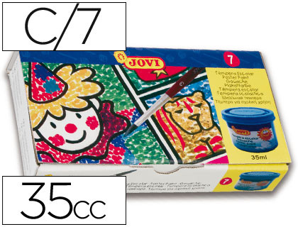GUACHE JOVI 35 ML 7 CORES SORTIDAS