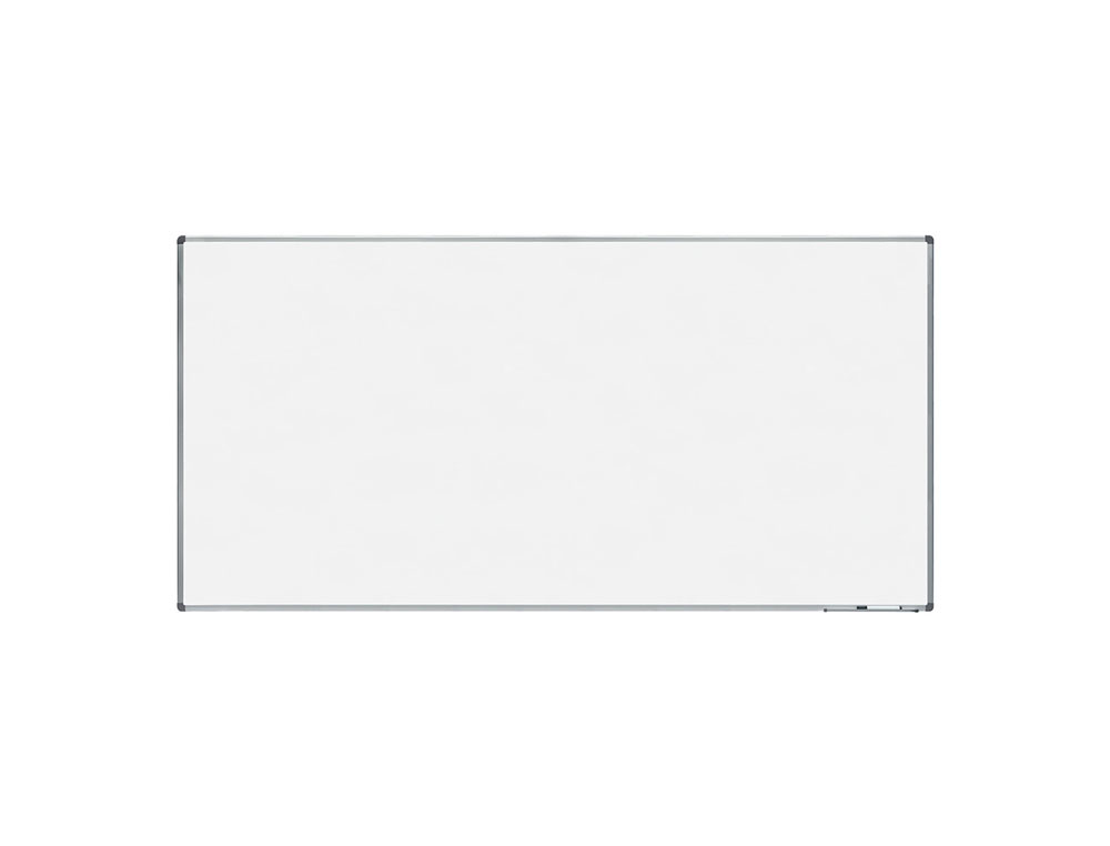 QUADRO BRANCO ROCADA ACO VITRIFICADO MAGNETICO MOLDURA ALUMINIO E CANTOS PVC 240 X 120 CM INCLUI BANDEJA PARA MARCADOR