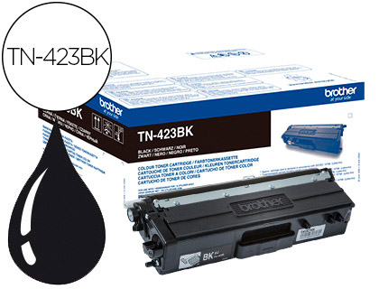 TONER BROTHER TN-423 PARA DCP-L8410 CDN / 8410 CDW / HL-L8260 CDW / MFC-L8360 CDW / 8690 CDW / 8900 CDW PRETO CAPACIDA