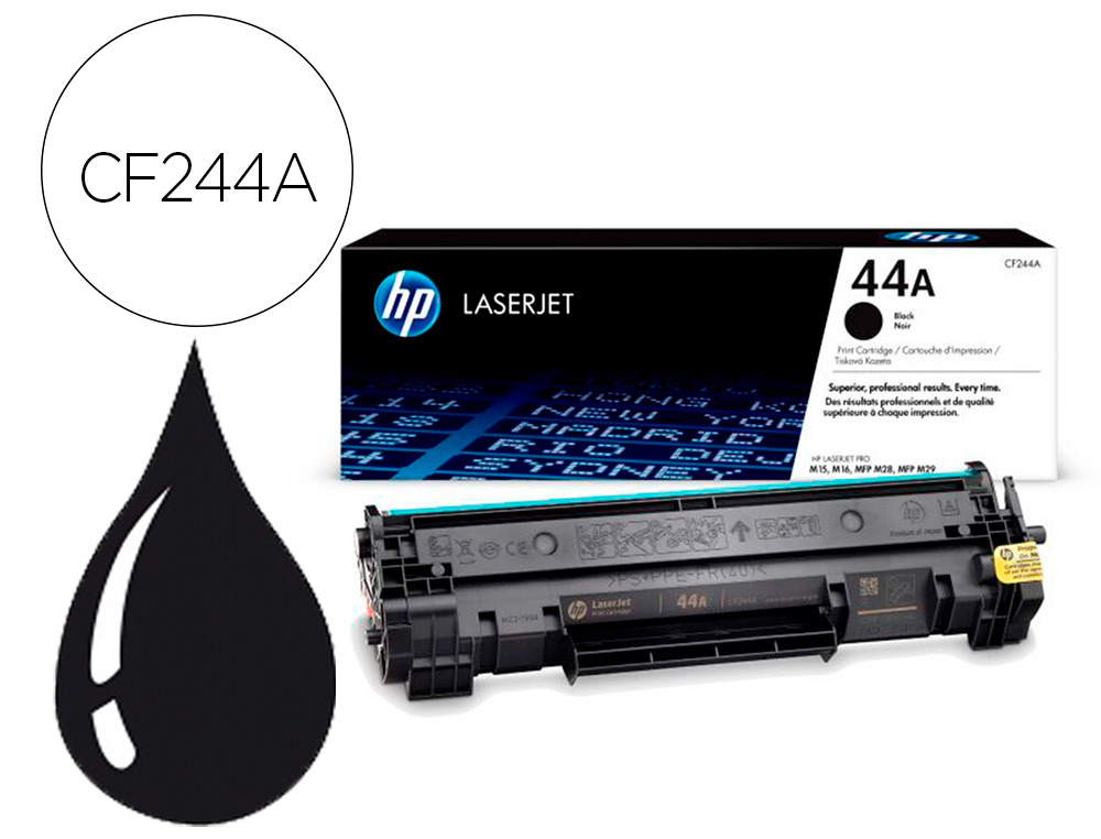 TONER HP 44A PRETO ORIGINAL /1.000 PAGINAS M15A, M15W, MFP M28A, MFP M28W