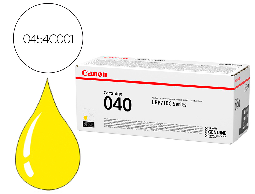 TONER CANON 040Y LBP710 LBP712 AMARELO