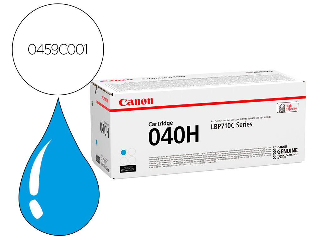 TONER CANON 040HC ALTA CAPACIDADE LBP710 LBP712 CIAN