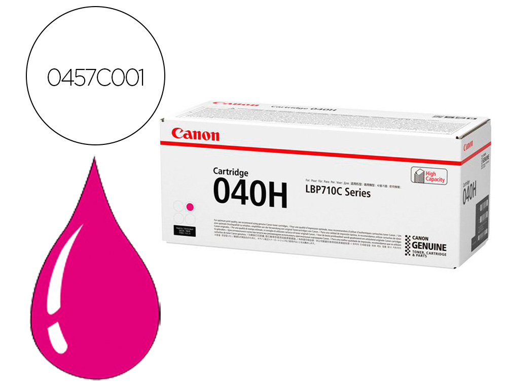 TONER CANON 040HM ALTA CAPACIDADE LBP710 LBP712 MAGENTA