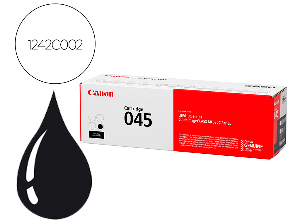 TONER CANON 045BK MF631 MF633 MF635 PRETO