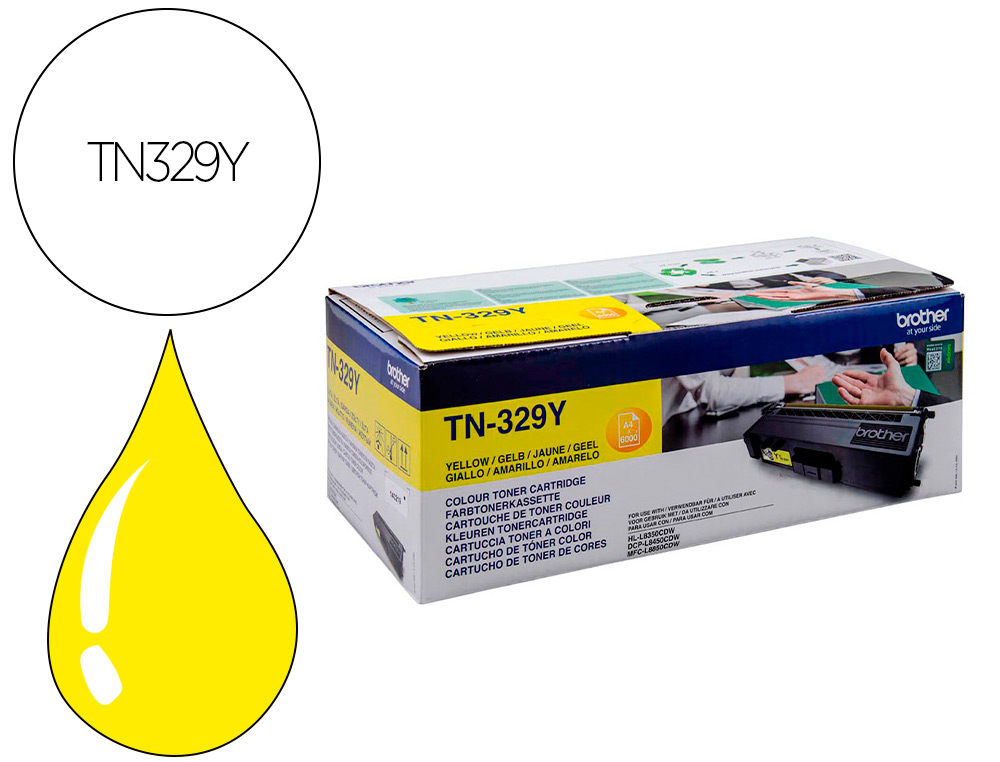 TONER BROTHER HLL8350CDW 6000 PAGINAS AMARELO