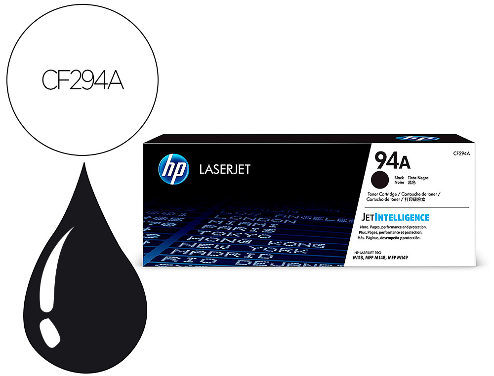 TONER HP 94A LASERJET PRO M118/M140/M148 PRETO 1200 PAGINAS