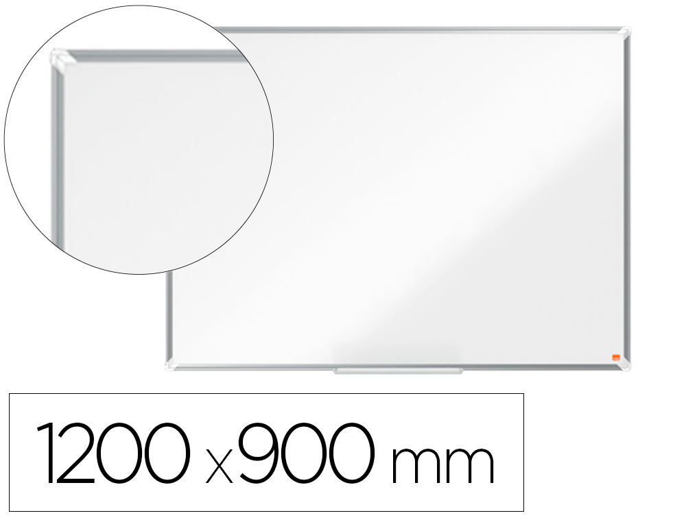 QUADRO BRANCO NOBO PREMIUM PLUS ACO LACADO MAGNETICO 1200X900 MM