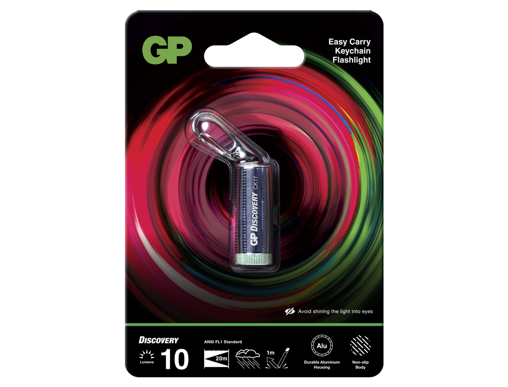 LANTERNA GP LED 10 LUMENES CHAVEIRO COMPRIMENTO 129 MM