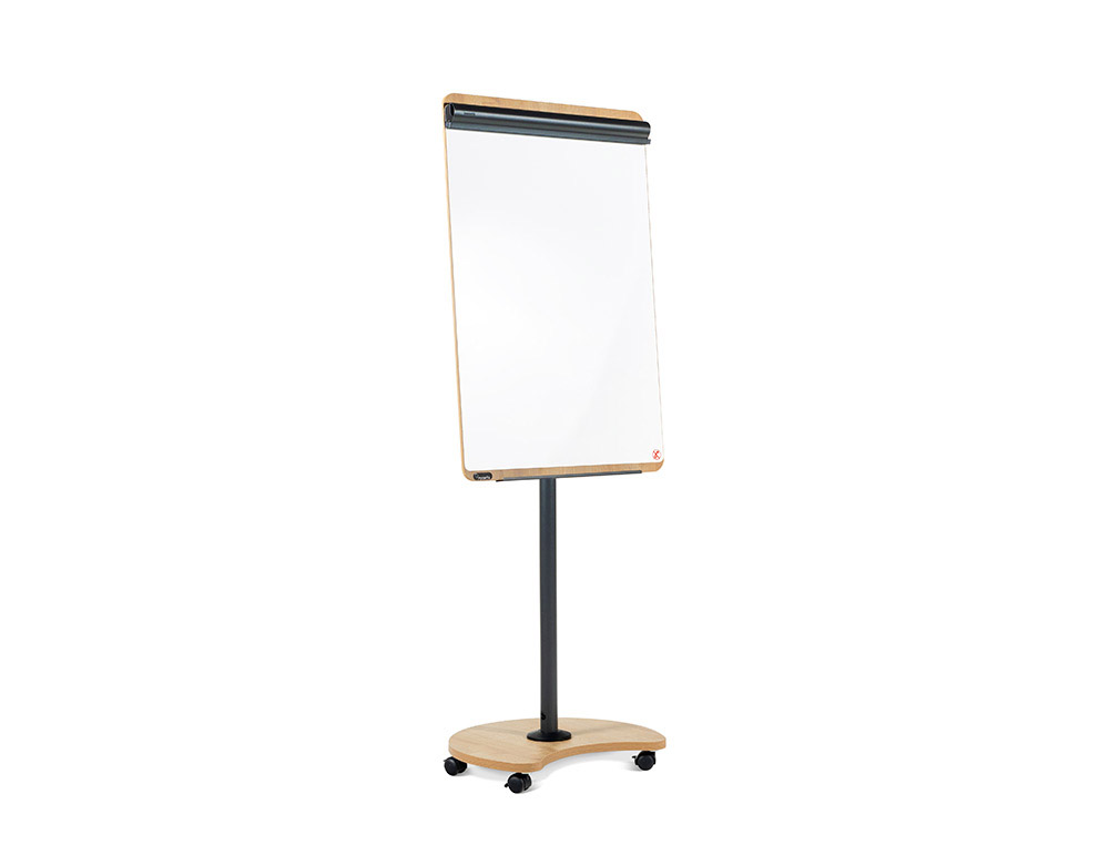 QUADRO BRANCO ROCADA GAMA NATURAL MOVEL LACADO MAGNETICO COM 2 BRACOS DOBRAVEIS 69X99 CM