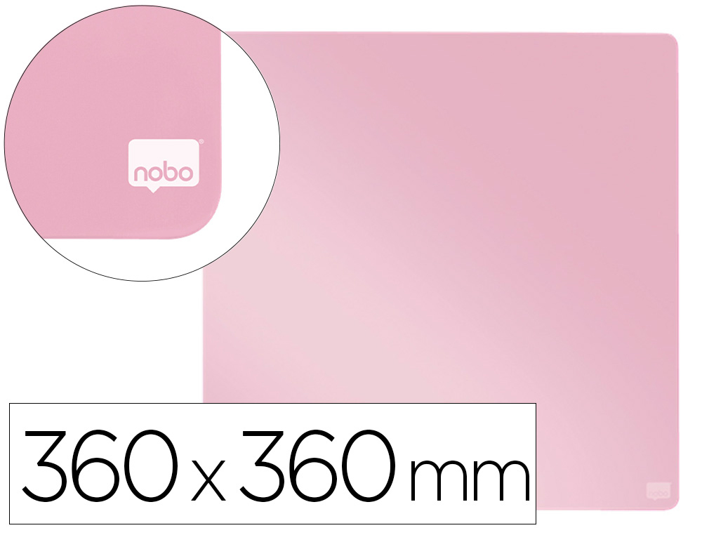 QUADRO NOBO MAGNETICO PARA A CASA COR ROSA 36X36 CM