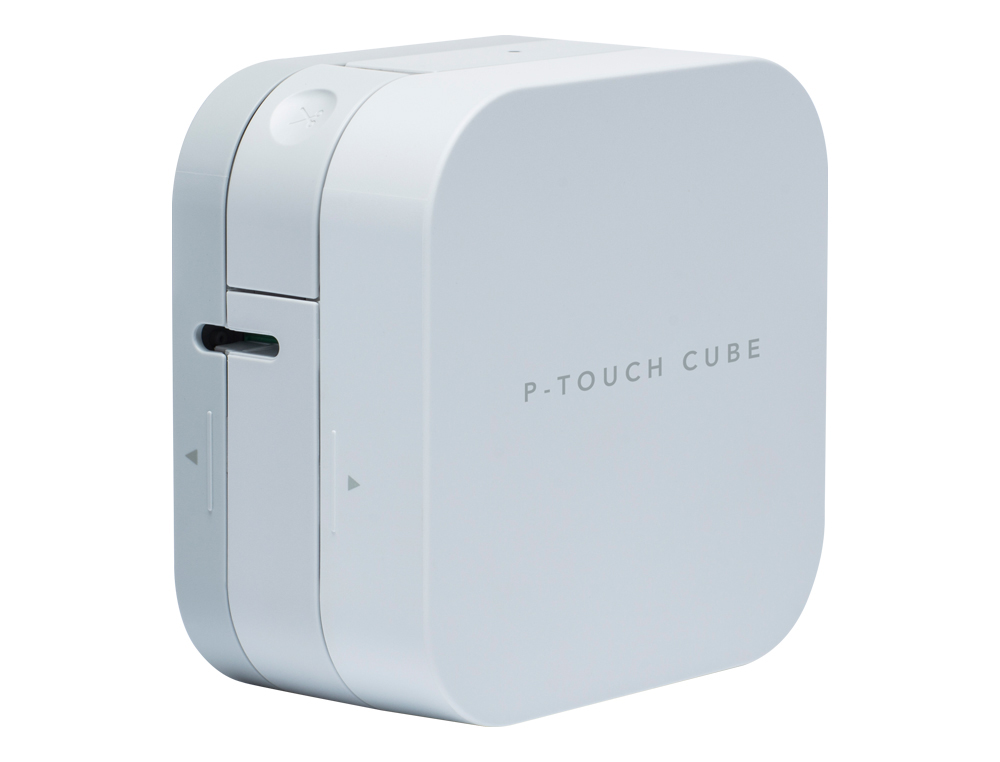 ETIQUETADORA BROTHER PTP300BT CUBE TERMICA BLUETOOTH VELOCIDADE 20 MM/S LARGURA MAXIMA FITA 12 MM