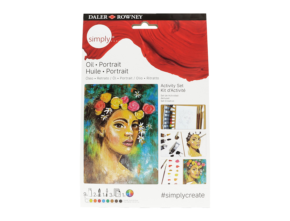 CONJUNTO DE PINTURA OLEO DALER ROWNEY SIMPLY ACTIVITY