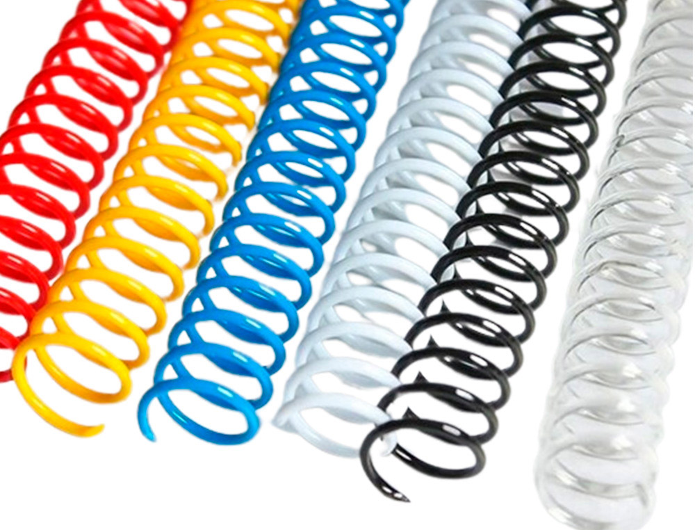 ESPIRAL PLASTICO YOSAN PASSO 64 N 14 CORES SORTIDAS CAIXA DE 100 UNIDADES