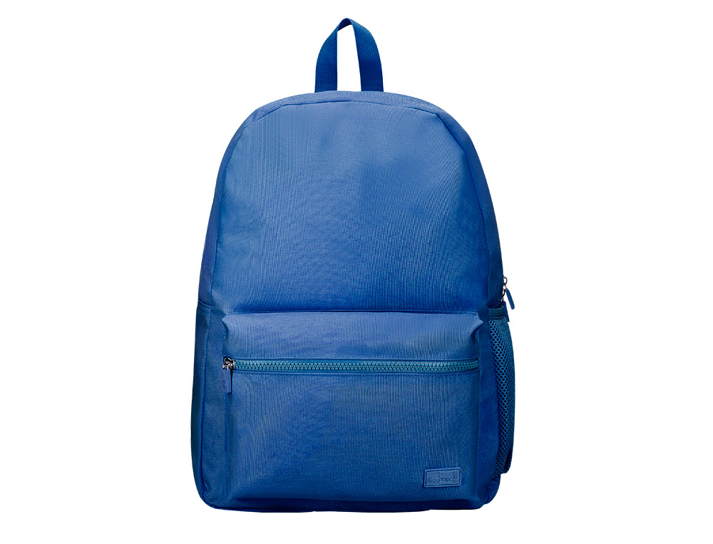 MOCHILA ESCOLAR LIDERPAPEL BOLSO LATERAL ELASTICO COR AZUL MARINHO 400X125X300 MM