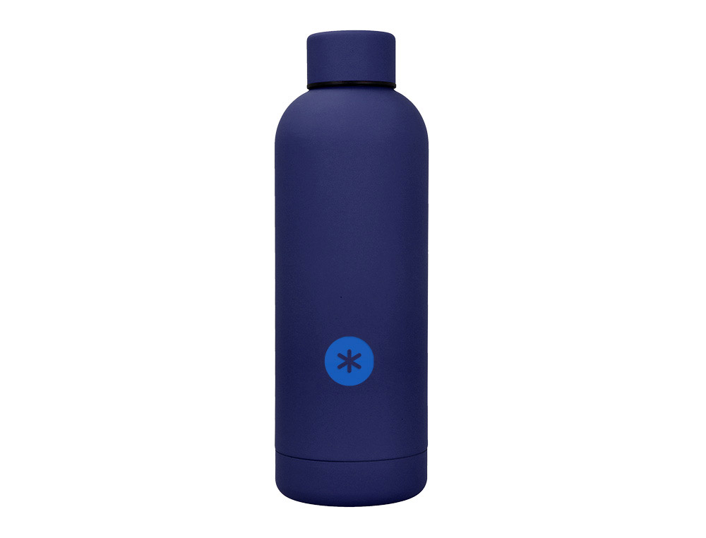 GARRAFA ANTARTIK ISOTERMICA ACO INOXIDAVEL LIVRE DE BPA COR AZUL 500 ML