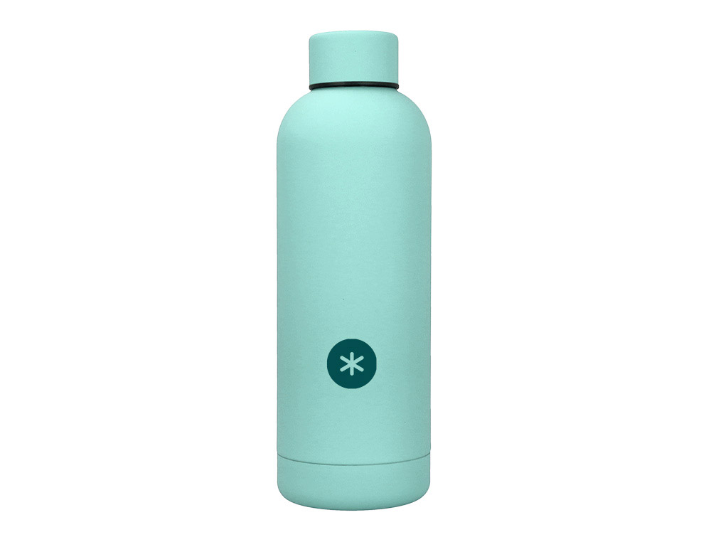 GARRAFA ANTARTIK ISOTERMICA ACO INOXIDAVEL LIVRE DE BPA COR MENTA 500 ML