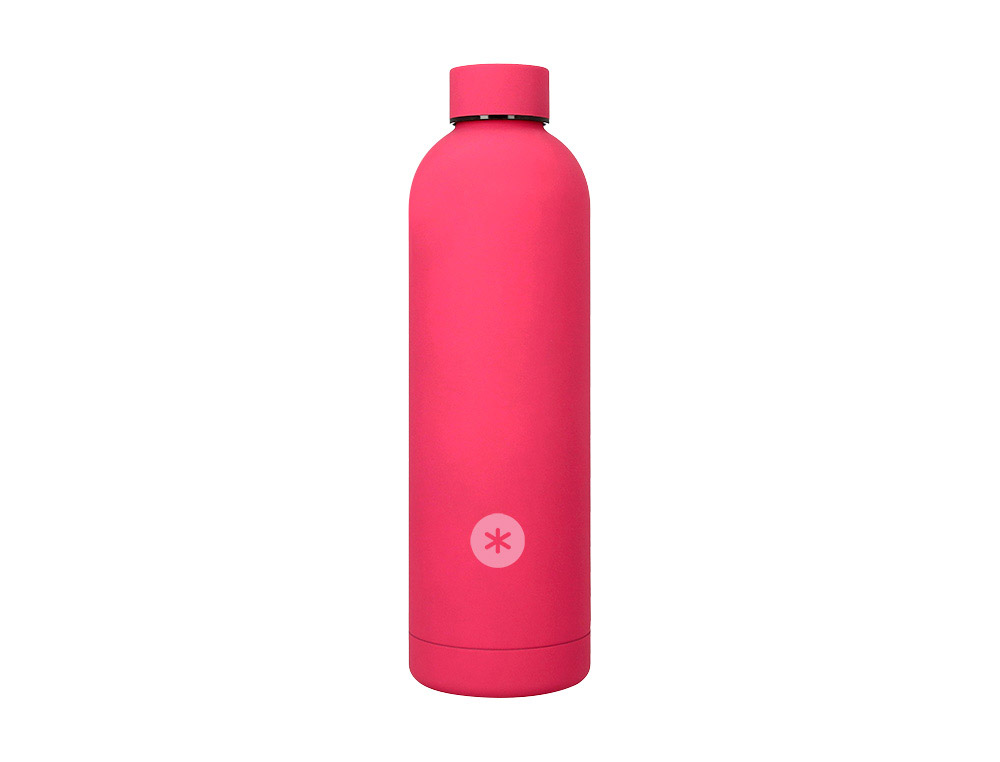 GARRAFA ANTARTIK ISOTERMICA ACO INOXIDAVEL LIVRE DE BPA COR FUCSIA 750 ML