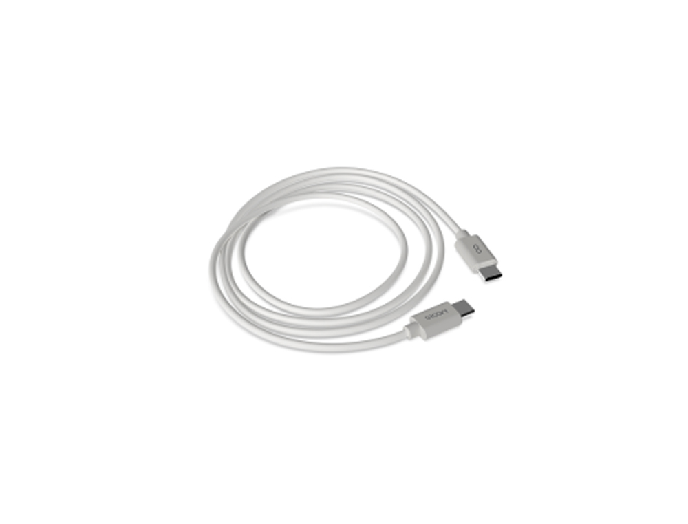 CABO GROOVY USB-C A APPLE LIGHTNING COMPRIMENTO 1 MT COR BRANCO