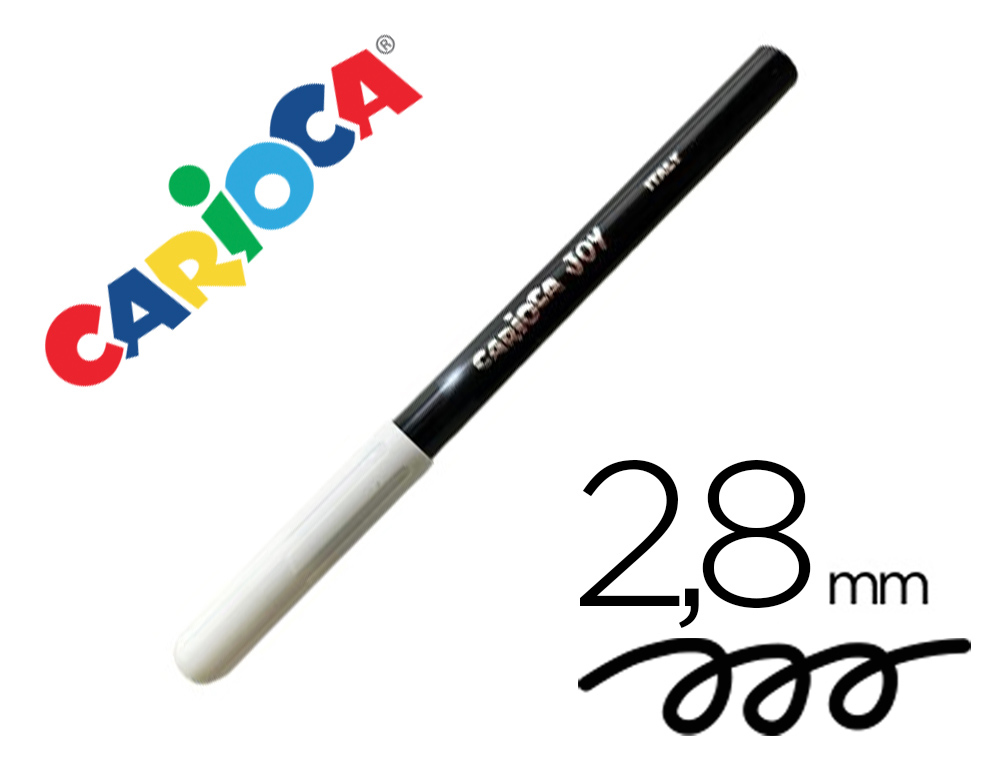 MARCADOR CARIOCA JOY PONTA FINA 2,8 MM LAVAVEL COR PRETO