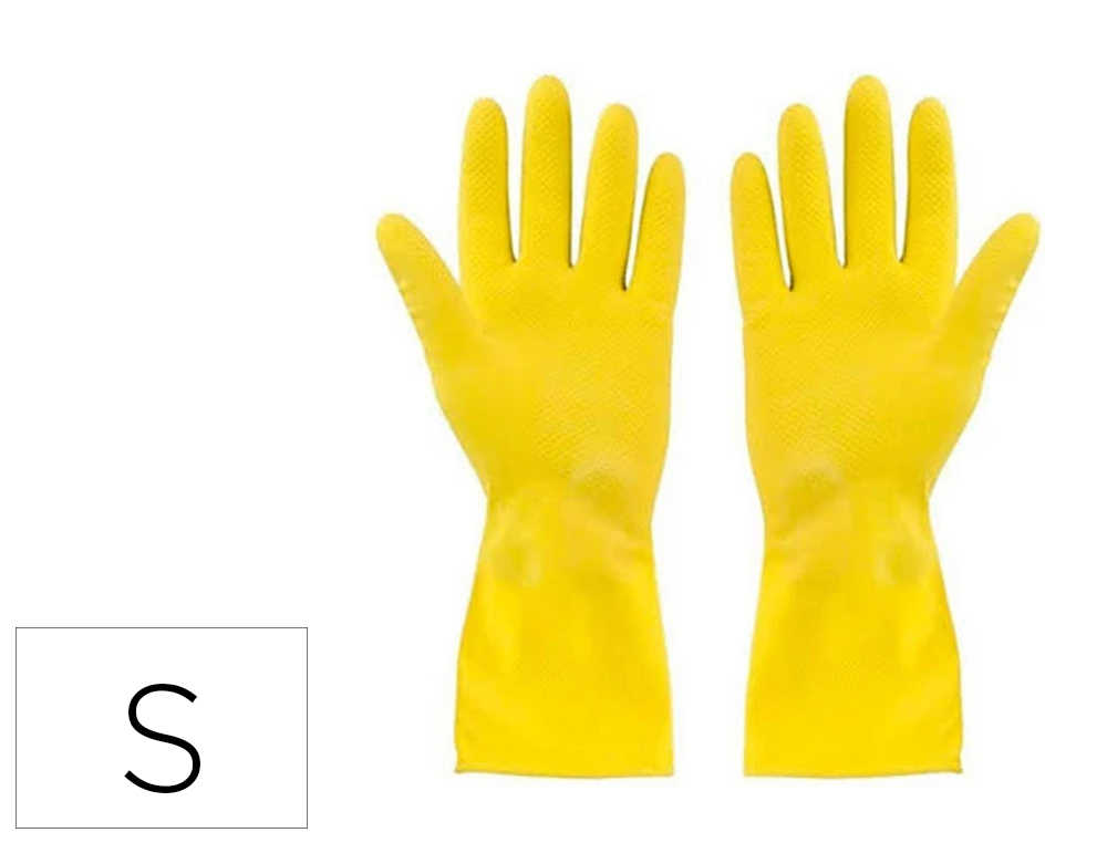 LUVAS DE LATEX ACETINADAS COM RELEVO ANTI DESLIZANTE SEM PO TAMANHO PEQUENO