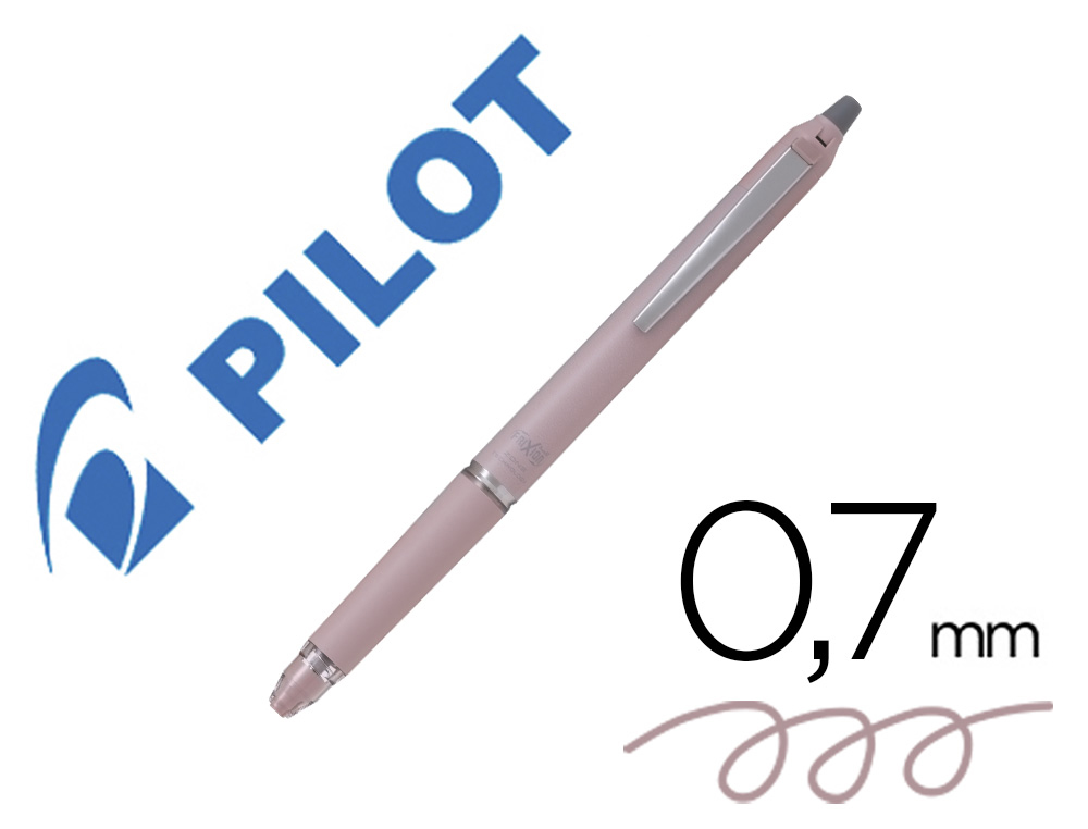 ESFEROGRAFICA PILOT FRIXION ZONE APAGAVEL 0,7 MM PONTA MEDIA ROSA