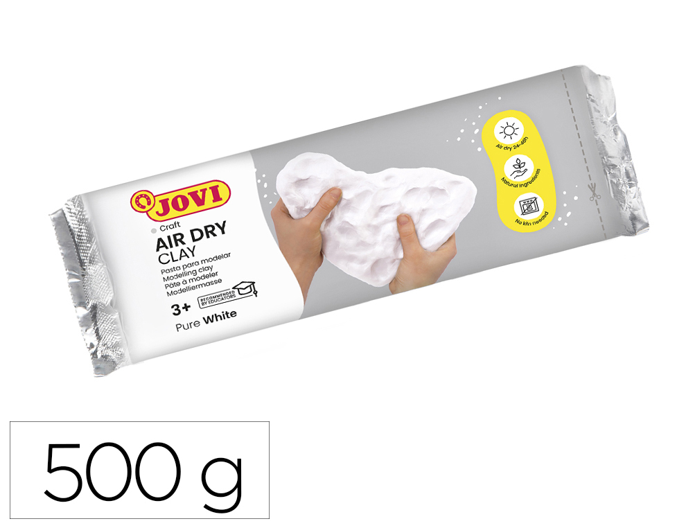 PASTA PARA MODELAR JOVI 500 GR BRANCO