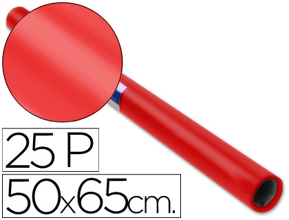 PAPEL LUSTRO SADIPAL 50 X 65 CM 65 GR VERMELHO