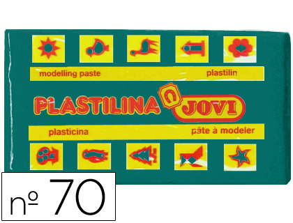 PLASTICINA JOVI 70 50 GR VERDE ESCURO