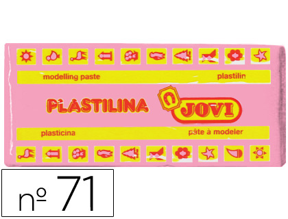PLASTICINA JOVI 71 150 GR ROSA
