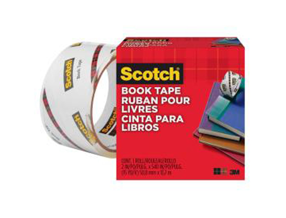 FITA ADESIVA SCOTCH 845 BOOK TAPE 50,8MM X 13,7 MT