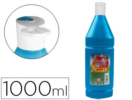 GUACHE LIQUIDO JOVI 1000 ML AZUL CYAN