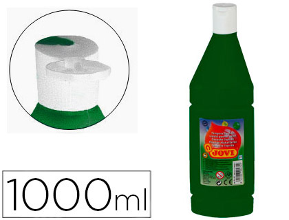 GUACHE LIQUIDO JOVI 1000 ML VERDE ESCURO
