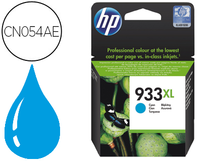 TINTEIRO HP 933 XL CIAN CN054AE OFFICEJET 6100/6600/6700 PREMIUM CAPACIDADE 825 PAG