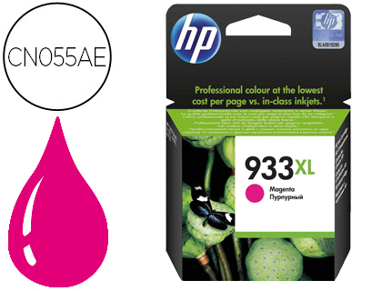TINTEIRO HP 933 XL MAGENTA CN055AE OFFICEJET 6100/6600/6700 PREMIUM CAPACIDADE 825 PAG