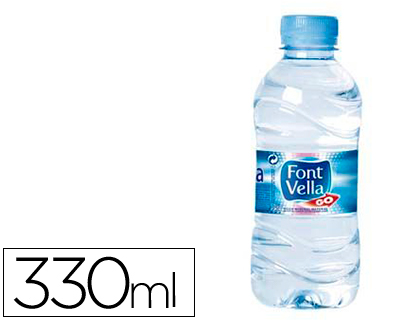 AGUA MINERAL NATURAL FONT VELLA GARRAFA DE 330ML