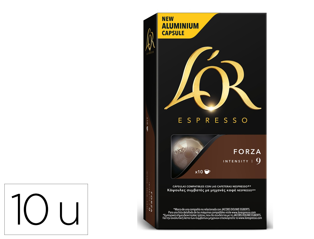 CAFE MARCILLA L AROME ESPRESSO INTENSIDADE 9 CAIXA DE 10 UNIDADES COMPATIVEL COM NESPRESSO