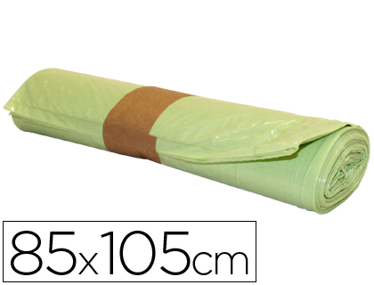 SACO DE LIXO INDUSTRIAL AMARELA 85X105CM GALGA 110 ROLO DE 10 UNIDADES