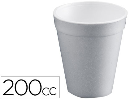 COPO TERMICO DE POLIEXPAN 200CC PACK DE 50 UNIDADES