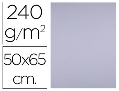 CARTOLINA LIDERPAPEL 50X65 CM 240 GR LILAS PACK DE 25 UNIDADES