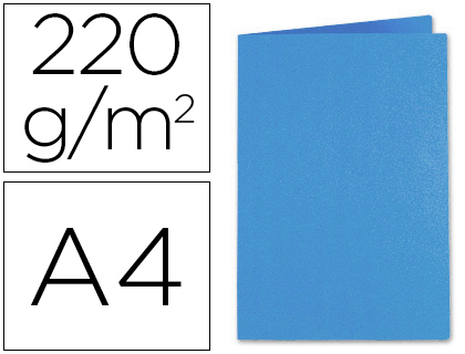 CLASSIFICADOR EXACOMPTA FOLDYNE DIN A4 AZUL ESCURO 250 GR