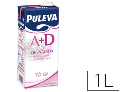 LEITE MAGRO PULEVA BRIK DE 1 LITRO