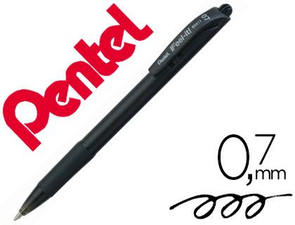 ESFEROGRAFICA PENTEL RETRATIL BX417 COR PRETA