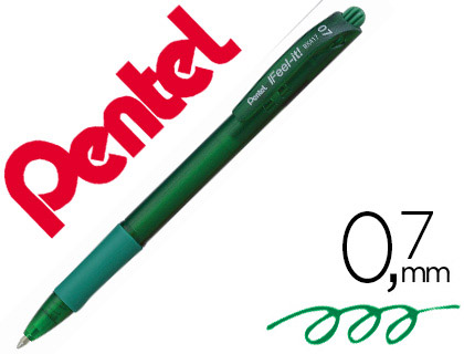 ESFEROGRAFICA PENTEL RETRATIL BX417 COR VERDE