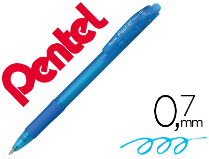 ESFEROGRAFICA PENTEL RETRATIL BX417 COR AZUL CEU
