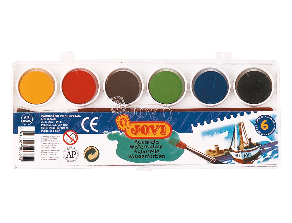 AGUARELA JOVI 6 CORES