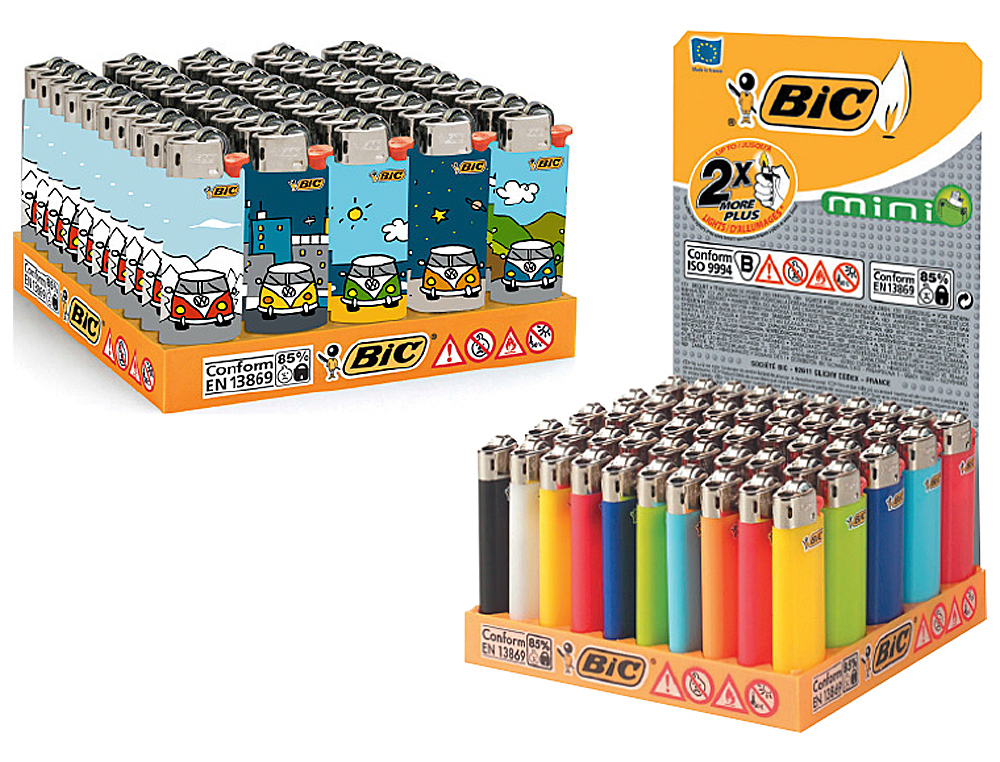 ISQUEIRO BIC MINI, CORES SORTIDAS