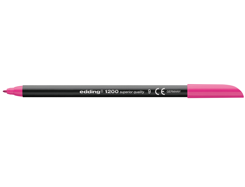 MARCADOR EDDING 1200 PONTA DE FIBRA REDONDA TRACO 1 MM N.9 ROSA