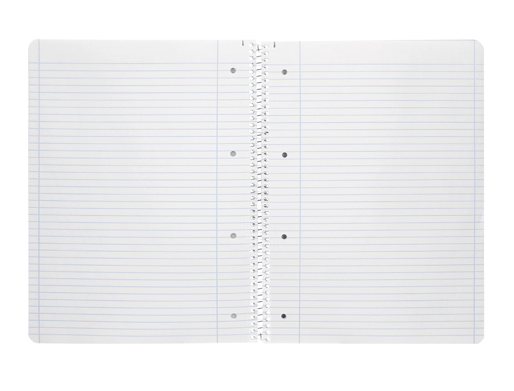 CADERNO ESPIRAL LIDERPAPEL DIN A4 SMART CAPA SUAVE 80 F 60GR PAUTADO 7MM DUPLA MARGEM 4 FUROS CORES SORTIDAS