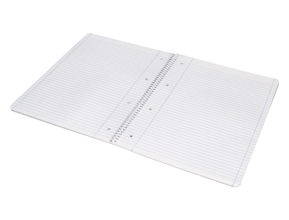 CADERNO ESPIRAL LIDERPAPEL DIN A4 SMART CAPA SUAVE 80 F 60GR PAUTADO 7MM DUPLA MARGEM 4 FUROS CORES SORTIDAS